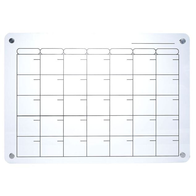 Tableau magn&eacute;tique avec 4 aimants 43x30 cm