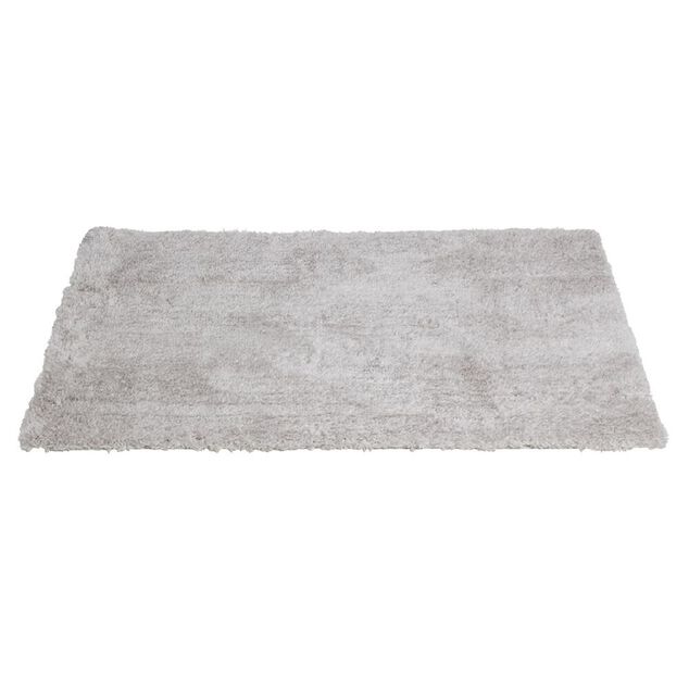 Tapis poils longs gris 100x150cm