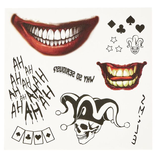 Tatouage &eacute;ph&eacute;m&egrave;re corps enfant Halloween