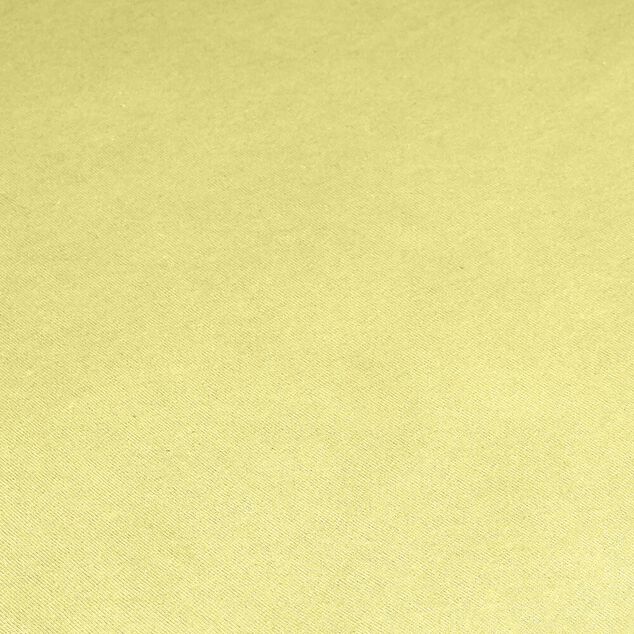 Parure de lit 1 personne 140x200cm avec taie polyester uni jaune