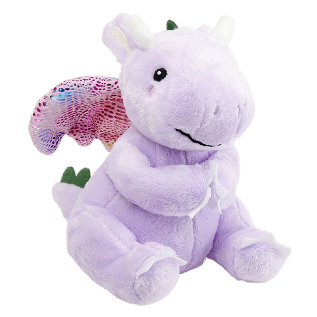Peluche dragon polyester 19x15cm (3 mod&egrave;les)