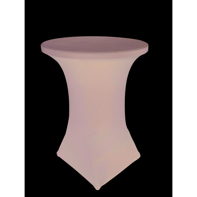 Housse de table haute ronde Fiesta Ø80xH110cm noir