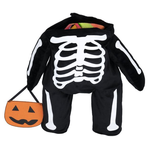 Déguisement pour chien squelette noir et blanc L/XL