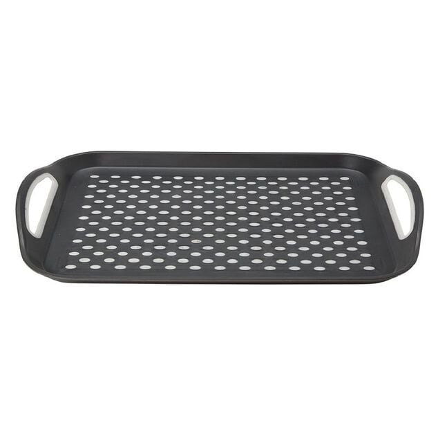 Plateau anti d&eacute;rapant gris