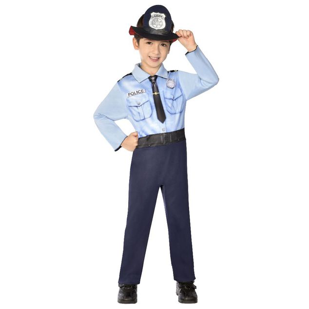 D&eacute;guisement r&eacute;versible de policier et de pompier 7/10 ans
