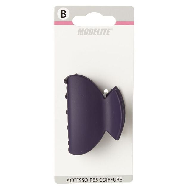 Pince crocodile uni mat L.6 cm