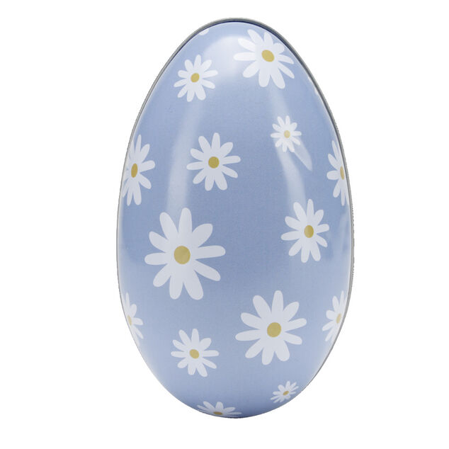 Boîte en fer forme oeuf 13x9xH7cm (3 modèles)