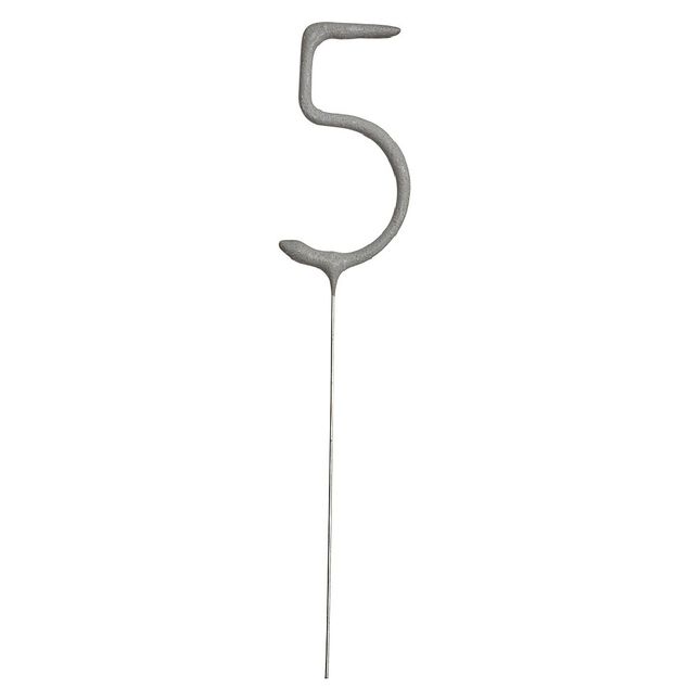 Cierge magique chiffre 5