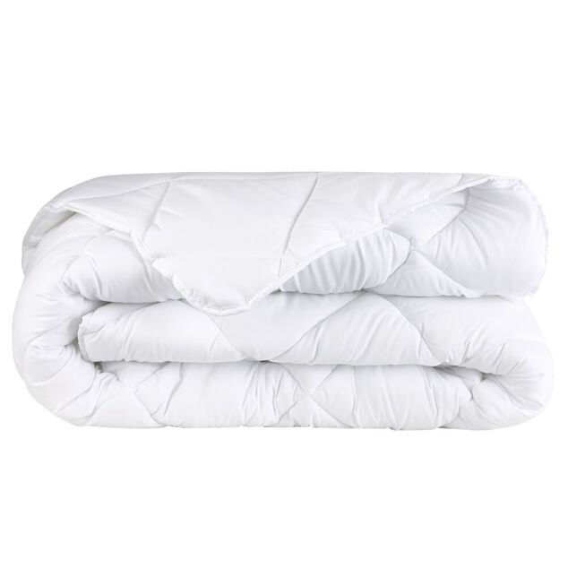 Couette 2 personnes tempérée blanche 240x260cm