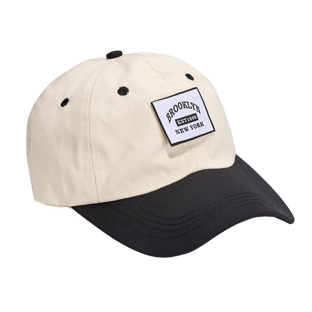 Casquette enfant bicolore Brooklyn New York 25x18xH18cm (2 mod&egrave;les)