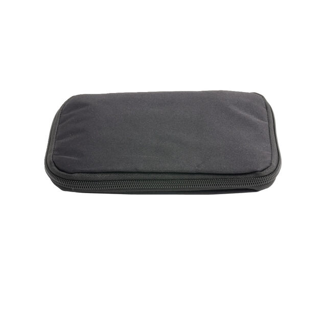 Organisateur de câble pochette zippée noire 19x14cm