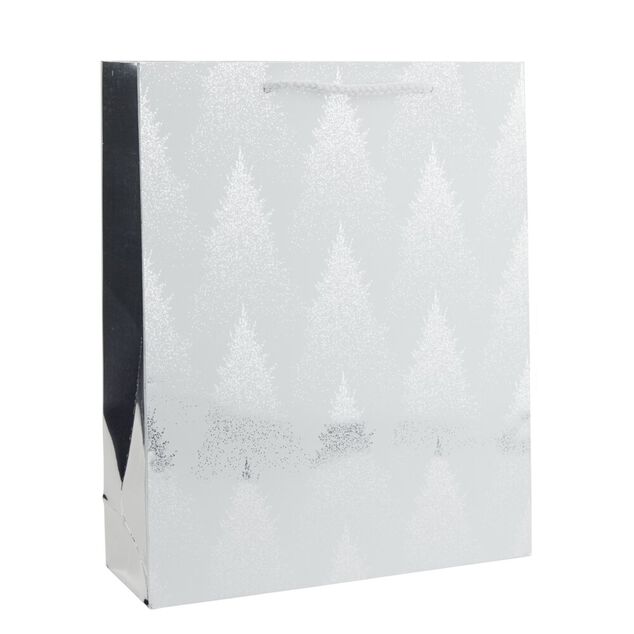 Sac cadeau No&euml;l bor&eacute;al 26x9xH32cm (2 mod&egrave;les)