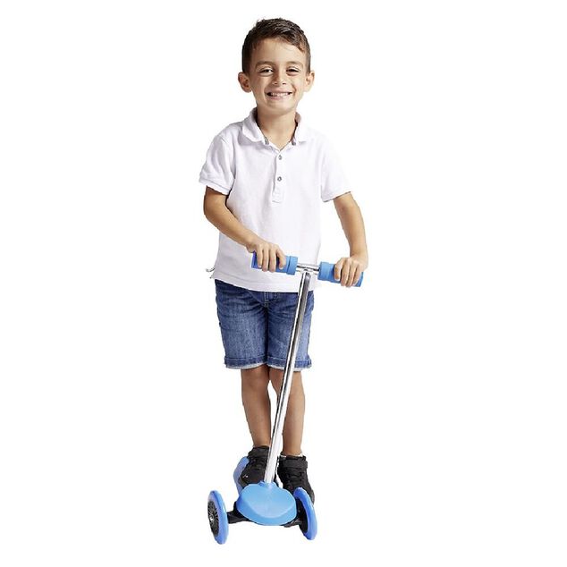 Trottinette &agrave; 3 roues pour enfant avec poign&eacute;es en mousse - 3 coloris