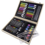 Mallette de coloriage en bois