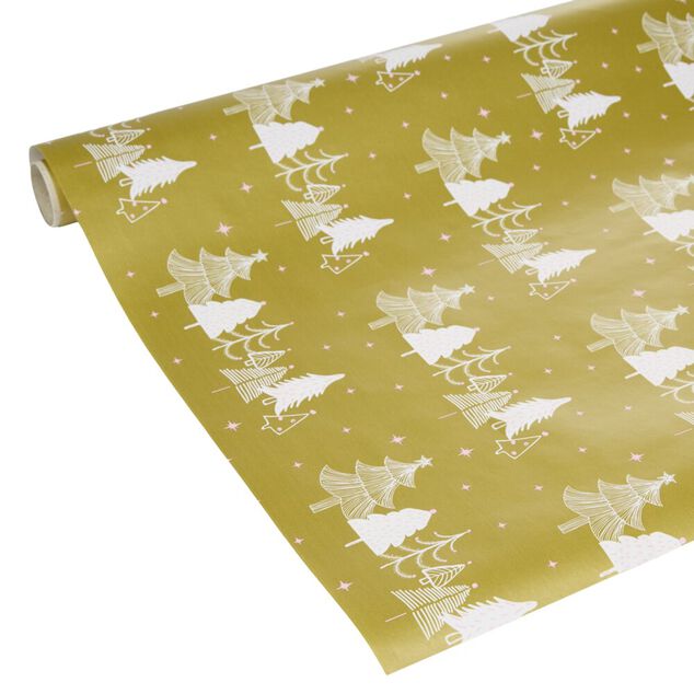 Rouleau papier cadeau No&euml;l 2m &agrave; motifs - 2 mod&egrave;les