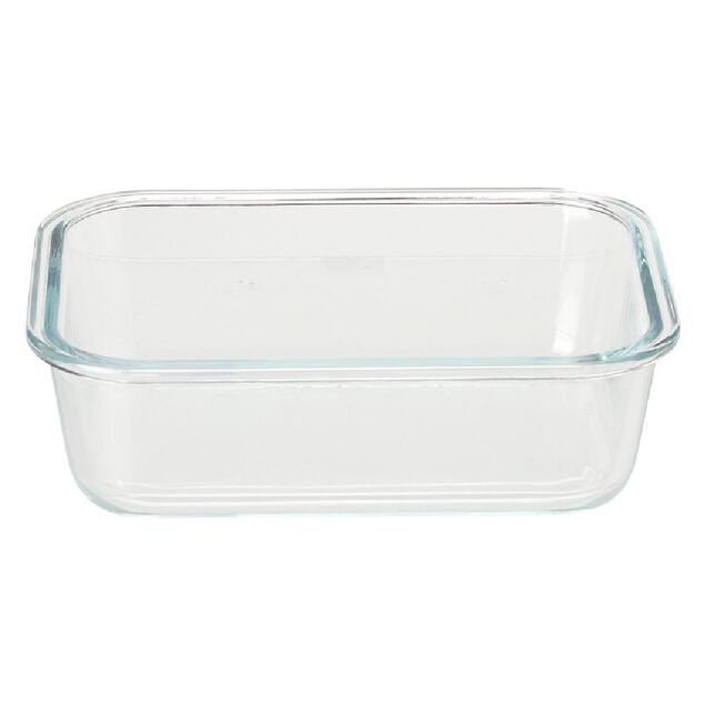 Boîte en verre et bambou 1 L