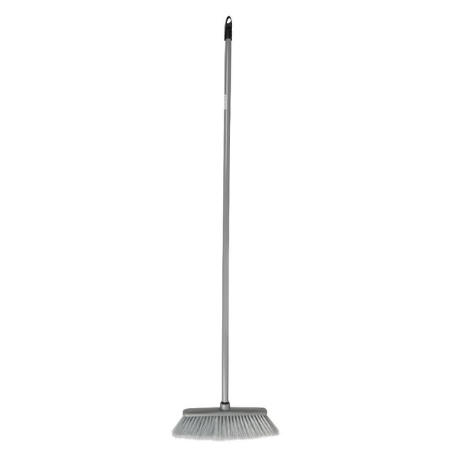 Manche balai plat gris