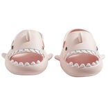 Chaussons requin enfant caoutchouc gris et rose 30/31