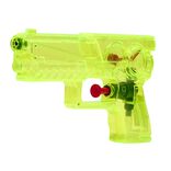 Pistolet &agrave; eau enfant plastique translucide 15x3xH9cm (plusieurs mod&egrave;les)
