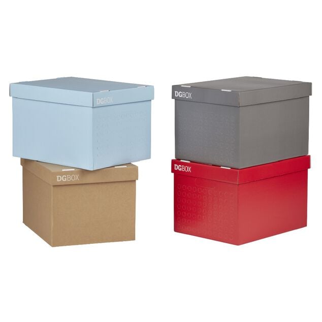 Bo&icirc;te de rangement customisable en carton
