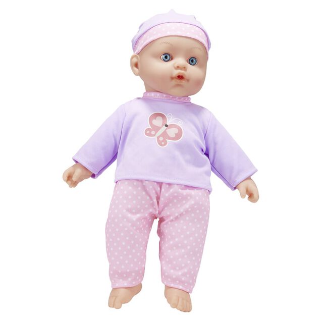 Poupon qui parle rose et violet 6 sons - 2 mod&egrave;les