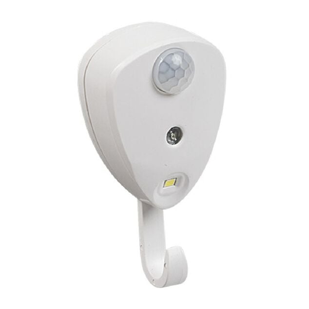 Spot LED d&eacute;tecteur de mouvement avec crochet