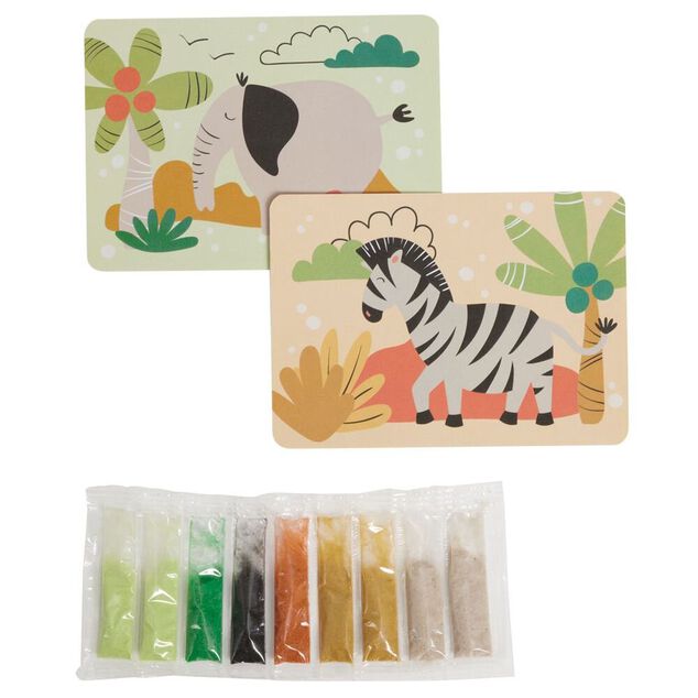 Activit&eacute; image sable color&eacute; x3