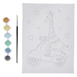 Toile à peindre pour enfant 24x18cm