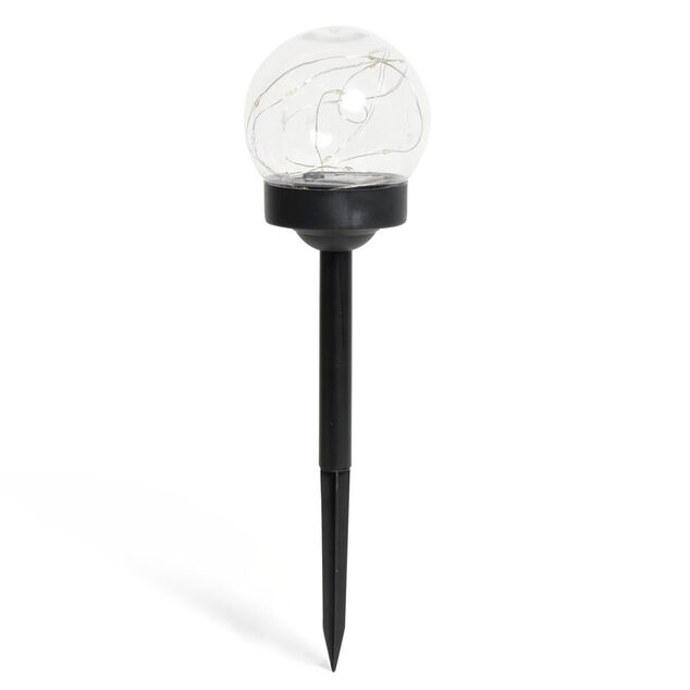 Globe solaire &agrave; planter &Oslash;10xH36cm