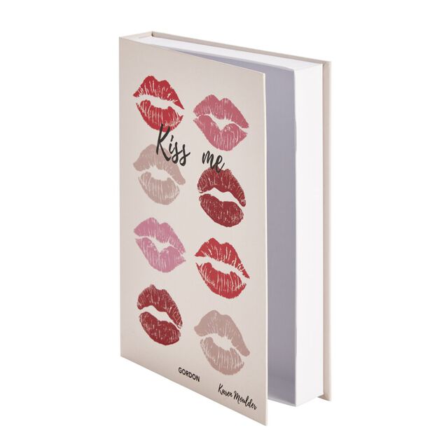 Bo&icirc;te forme livre th&egrave;me amour 25x18x&Eacute;p3,7cm