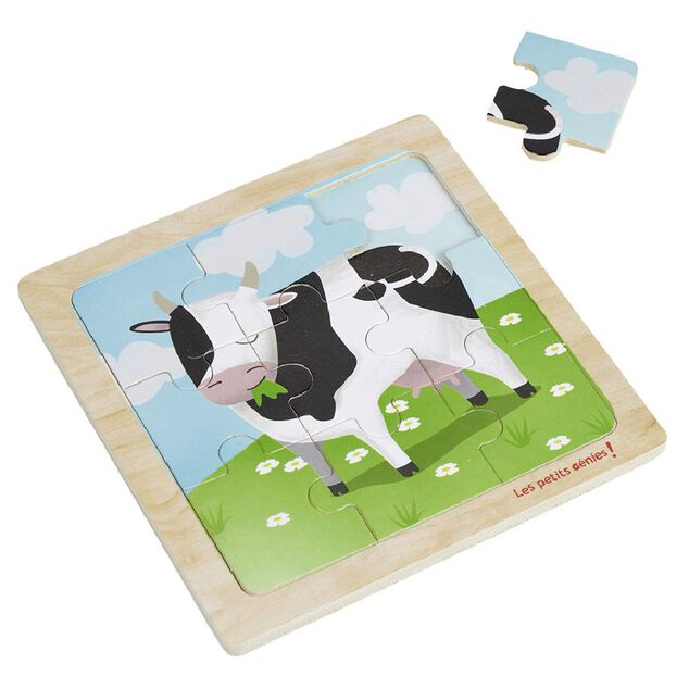 Puzzle en bois 9 pi&egrave;ces