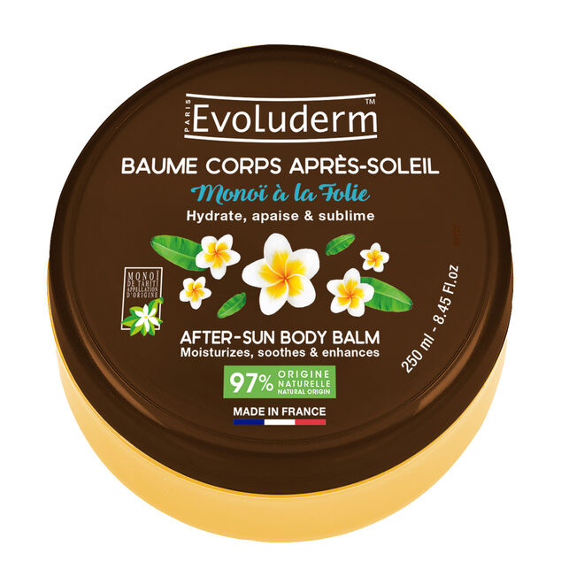 Baume corps après-soleil Evoluderm monoï 250ml