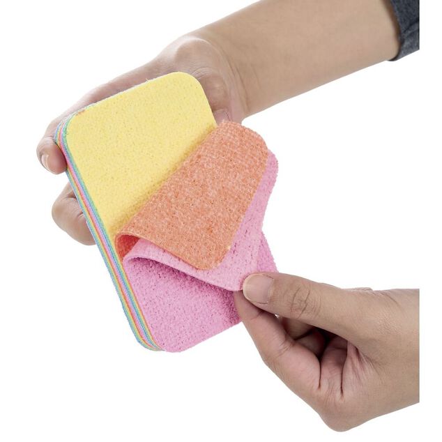 &Eacute;ponge microfibre &agrave; 12 couches 12x7cm