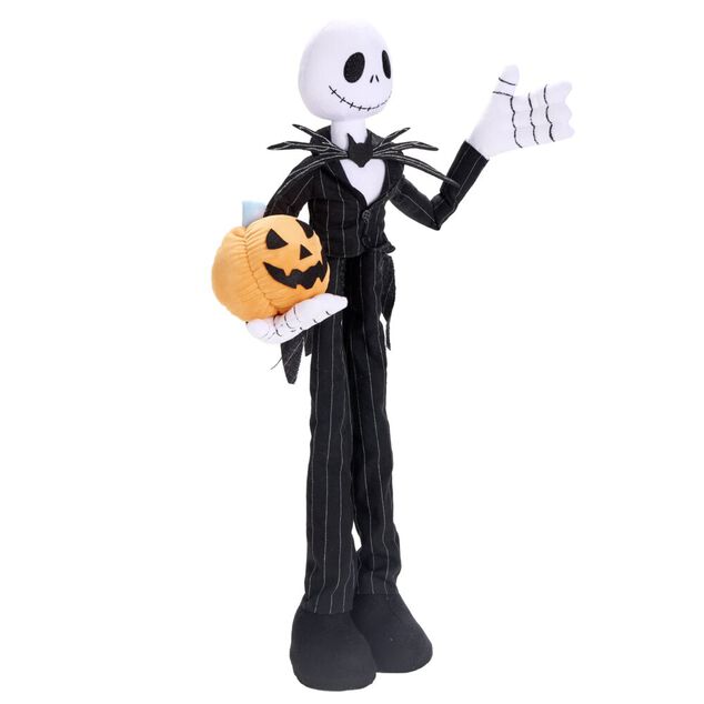 Figurine &agrave; poser Halloween Disney Mr Jack jambes extensibles H68cm (2 mod&egrave;les)