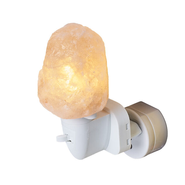 Lampe pierre de sel rose