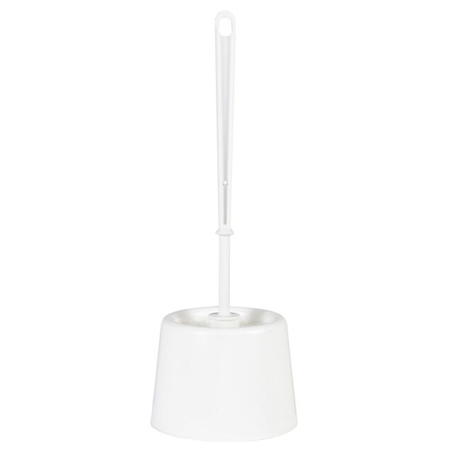 Brosse WC blanche