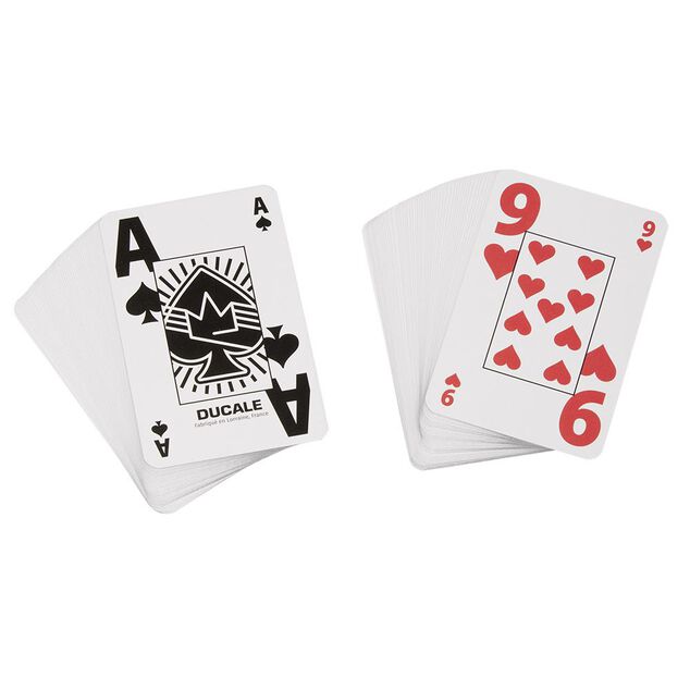 Jeu Rami Optic Ducale 54 cartes x2 pour jouer sans lunettes