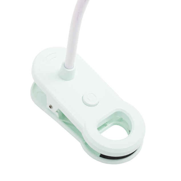 Lampe de lecture flexible &agrave; clip en m&eacute;tal LED USB 10x8xH31,5cm (4 mod&egrave;les)
