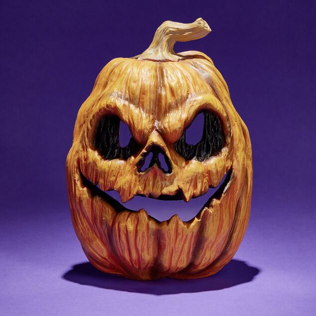 Masque Halloween citrouille effrayante orange