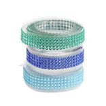 Rouleau de perles colorées adhésives