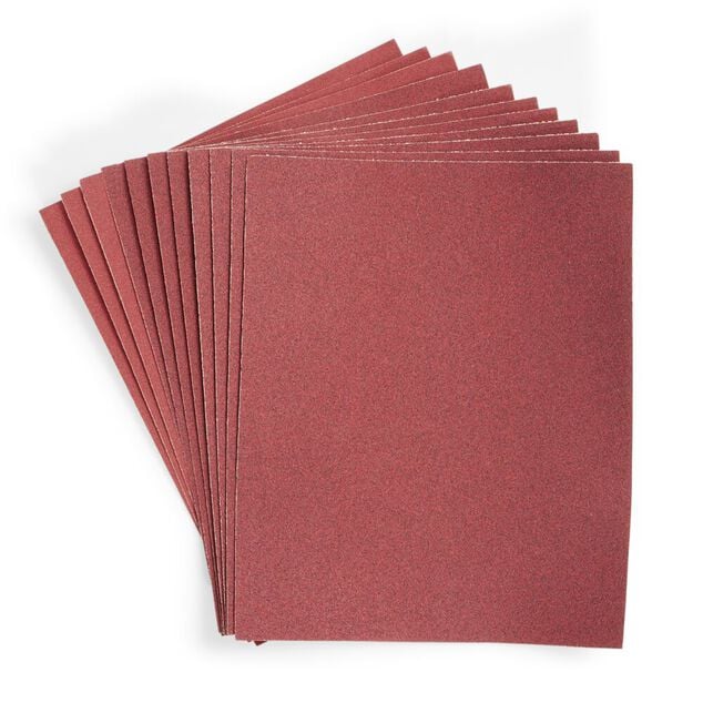 12 Feuilles Abrasives en Corindon - 230 x 280 mm