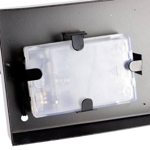 &Eacute;toile lumineuse &agrave; poser en m&eacute;tal noir