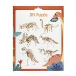Puzzle 3D en bois squelette dinosaure H20,5cm