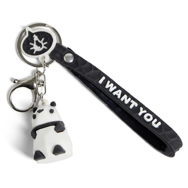 Porte-clé fun en plastique et métal - 4 modèles