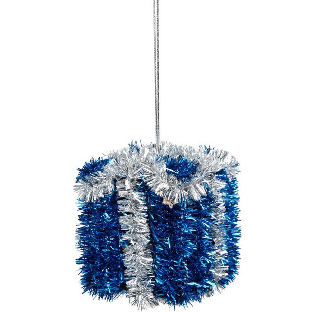 Suspension forme paquet cadeau d&eacute;cor guirlande