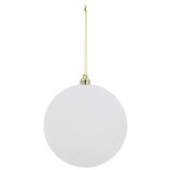 Boule de Noël effet floqué