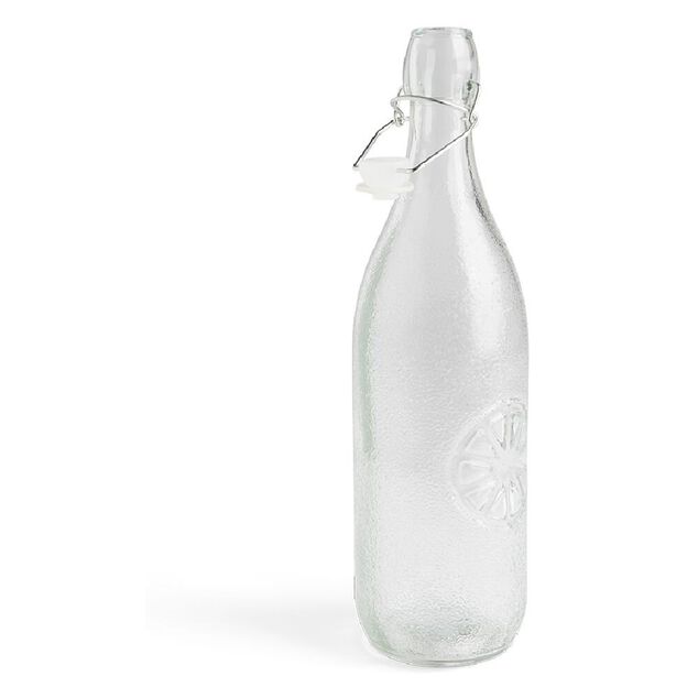 Bouteille limonade 1L verre ambre &Oslash;8,2xH31,5cm