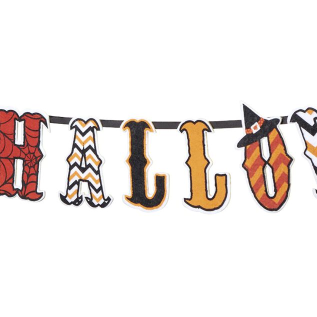 Guirlande Happy Halloween feutrine
