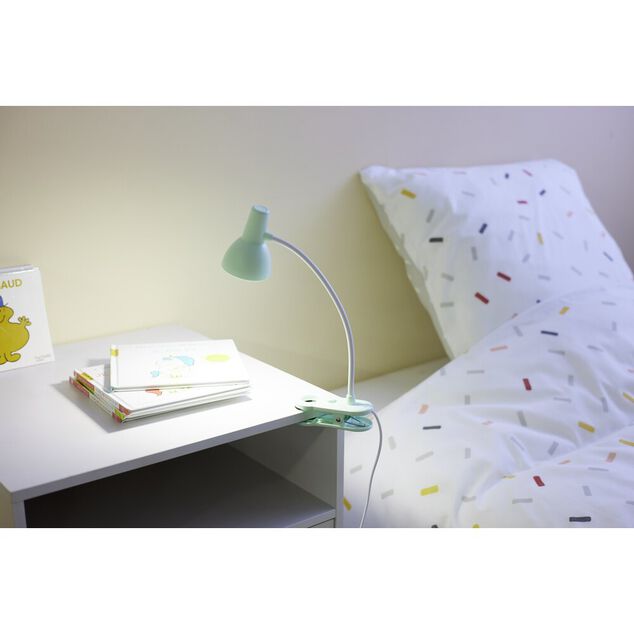 Lampe de lecture flexible &agrave; clip en m&eacute;tal LED USB 10x8xH31,5cm (4 mod&egrave;les)