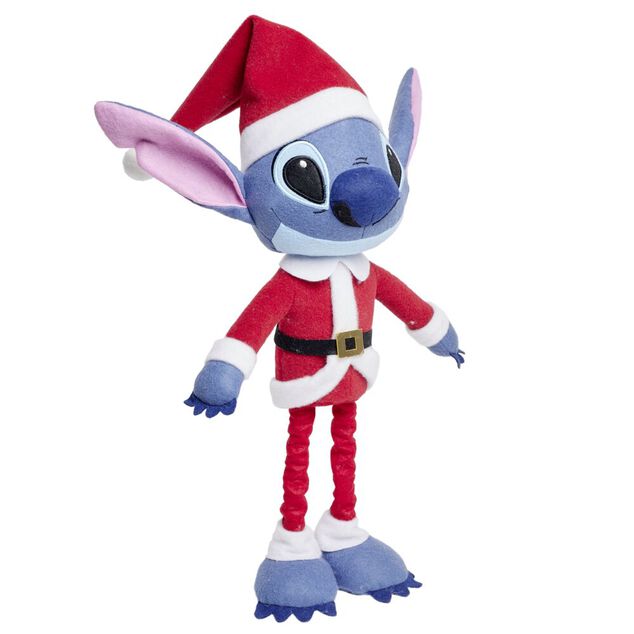 D&eacute;coration de No&euml;l &agrave; poser Disney Stitch jambes extensibles 42x17xH73cm